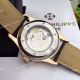 Replica Patek Philippe Geneve Rose Gold Lather Strap Watch (4)_th.jpg
